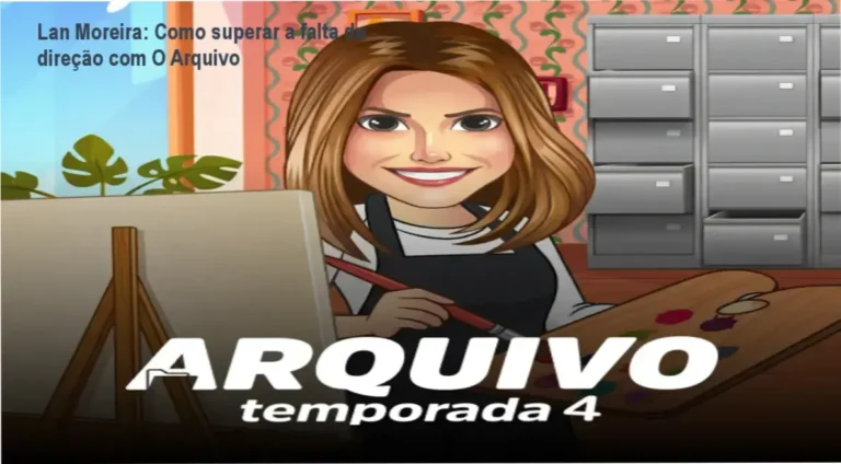 Lan Moreira apresentando O Arquivo, plataforma de vídeos reflexivos para autoconhecimento
