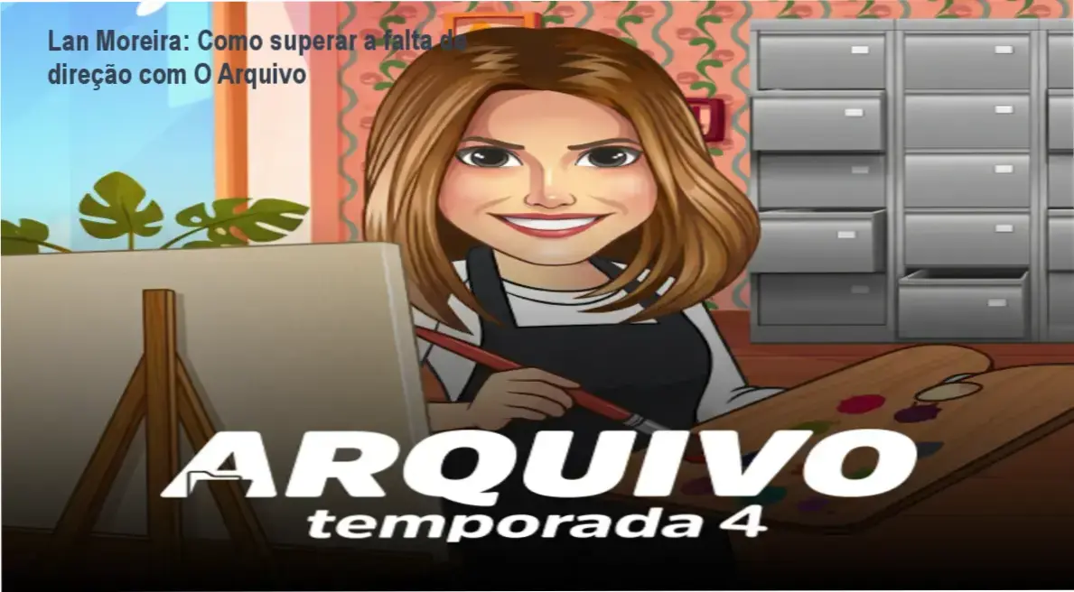 Lan Moreira apresentando O Arquivo, plataforma de vídeos reflexivos para autoconhecimento