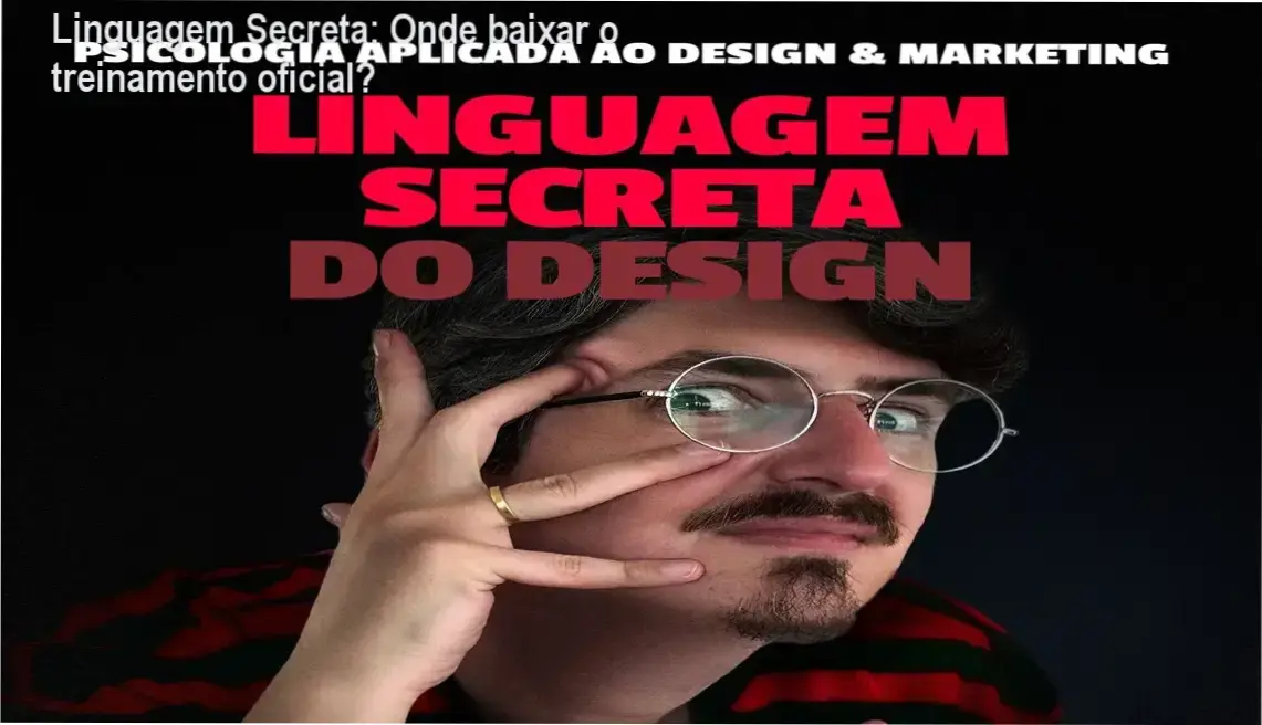 Captura de tela mostrando acesso ao curso Linguagem Secreta no site oficial