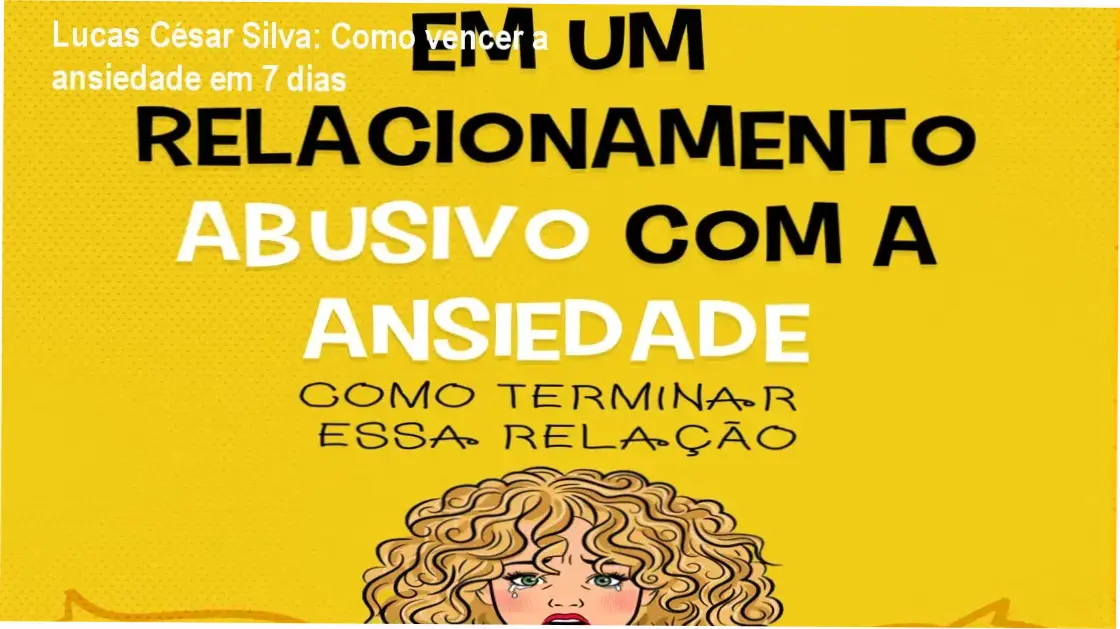Capa do ebook Em um relacionamento abusivo com a ansiedade mostrando técnicas de respiração e mindfulness