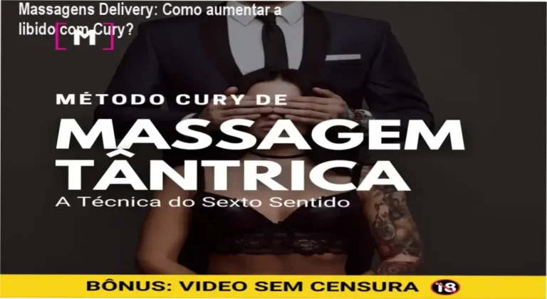 Imagem ilustrando a técnica do Método Cury de Massagem Tântrica, destacando sensações multisensoriais e aumento da libido
