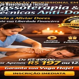 Curso Online de Massoterapia e Técnicas Anti-Dor – Inicie Já