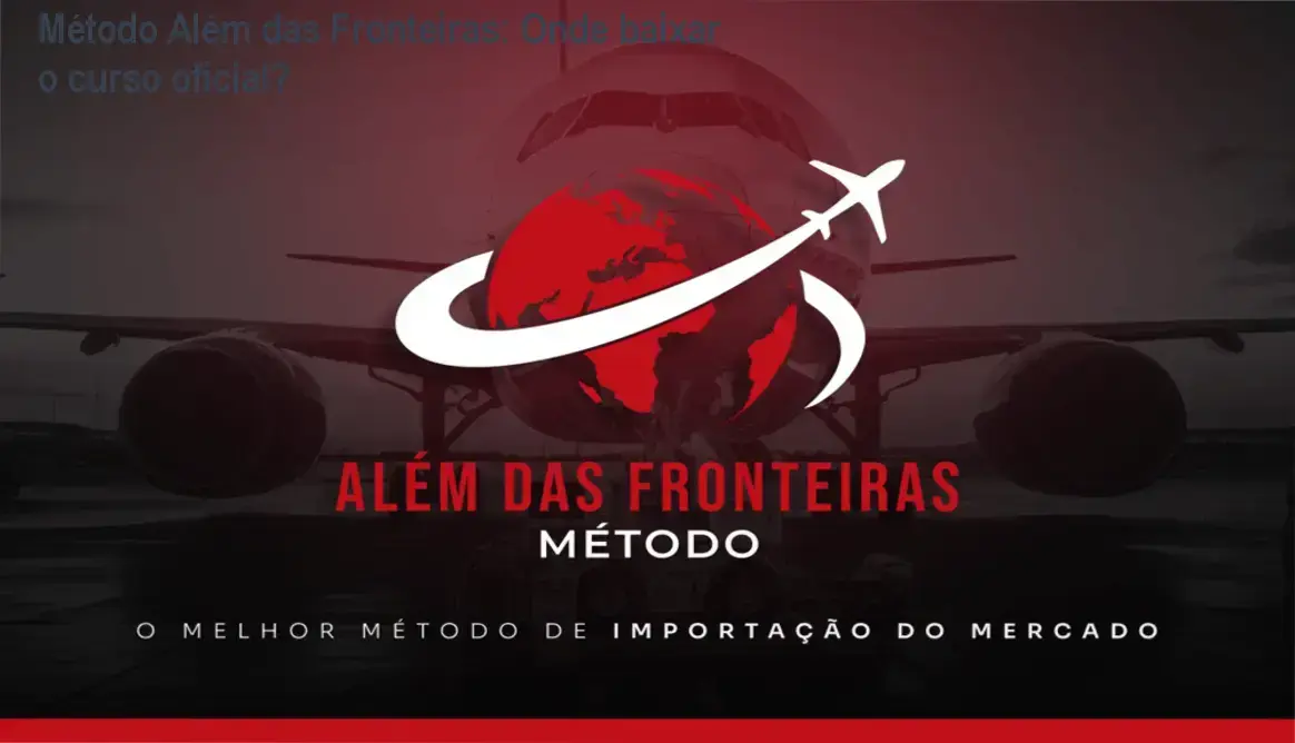 Tela mostrando a página oficial de download do Método Além das Fronteiras