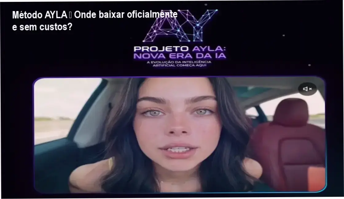 Tela mostrando a página oficial de download do Método AYLA com selo de segurança