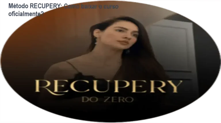 Captura de tela mostrando a página oficial para download do Método RECUPERY