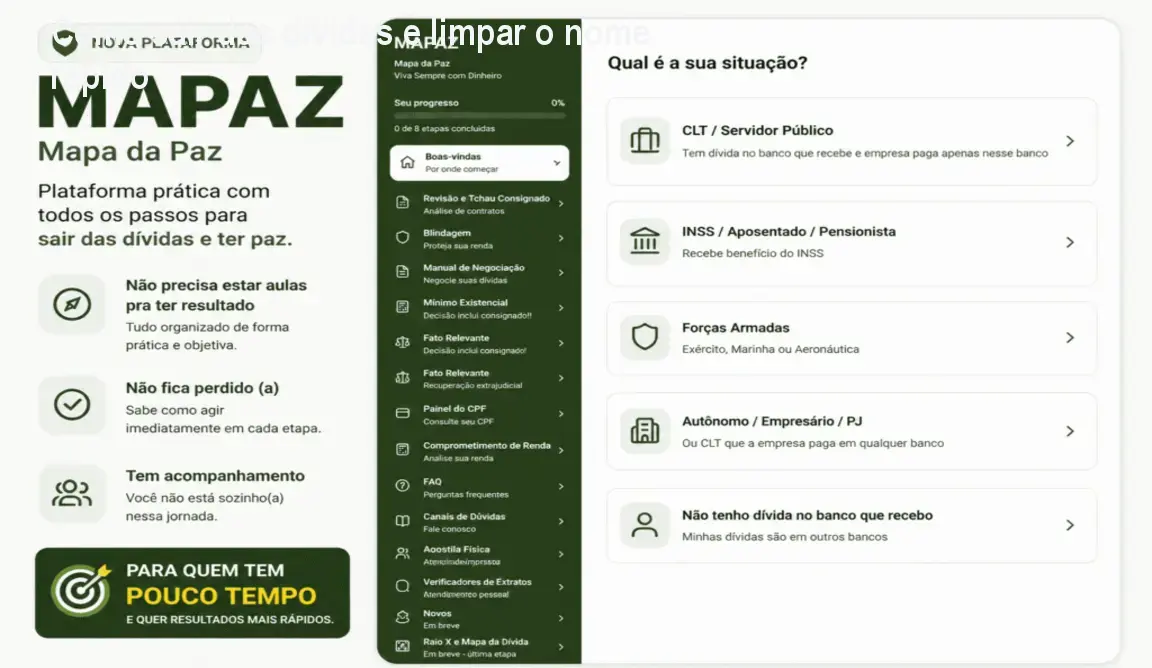 Como sair das dívidas e limpar o nome rápido 1 https://cursoss.com.br/cursos/como-sair-das-dividas-limpar-nome-protocolo-nadia-pace/ Como sair das dívidas e limpar o nome rápido