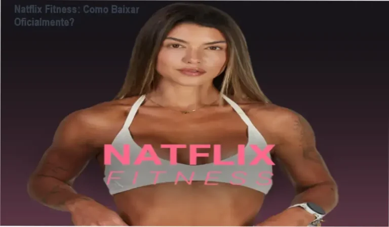 Tela da plataforma Natflix Fitness mostrando opções de download oficial