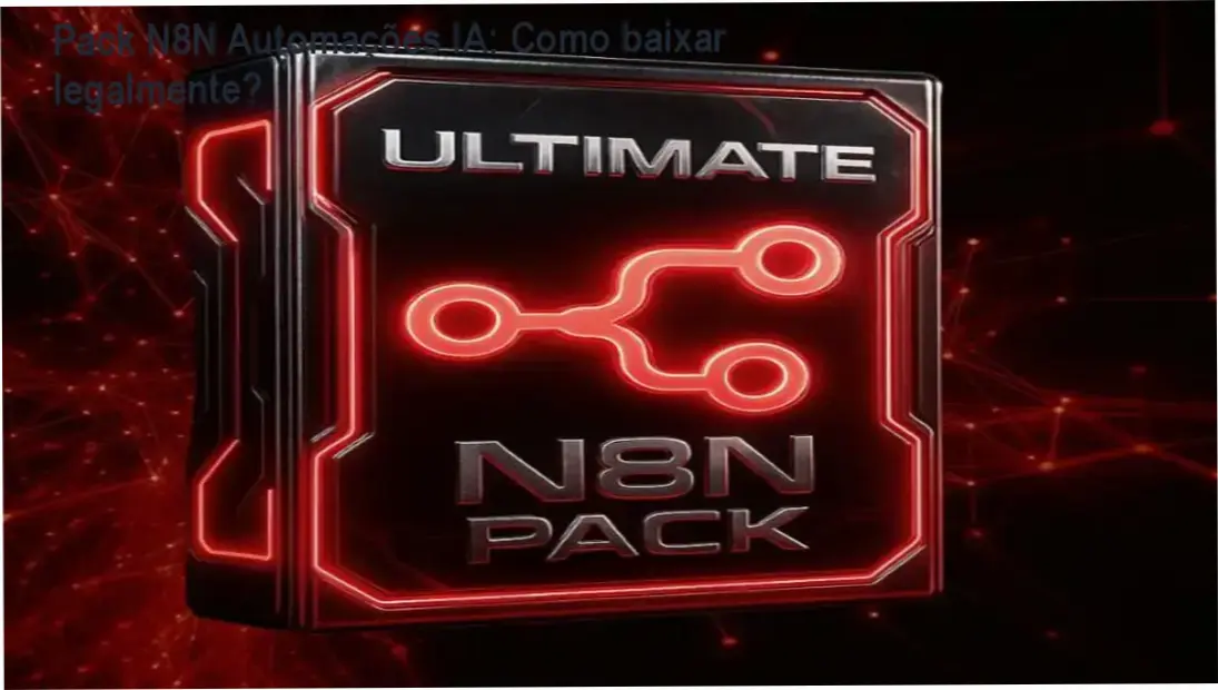 Tela mostrando o Pack N8N Automações IA com indicação de download oficial