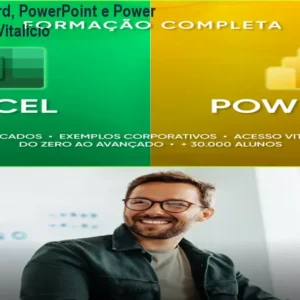 Domine Excel, Word, PowerPoint e Power BI com IA – Curso Vitalício