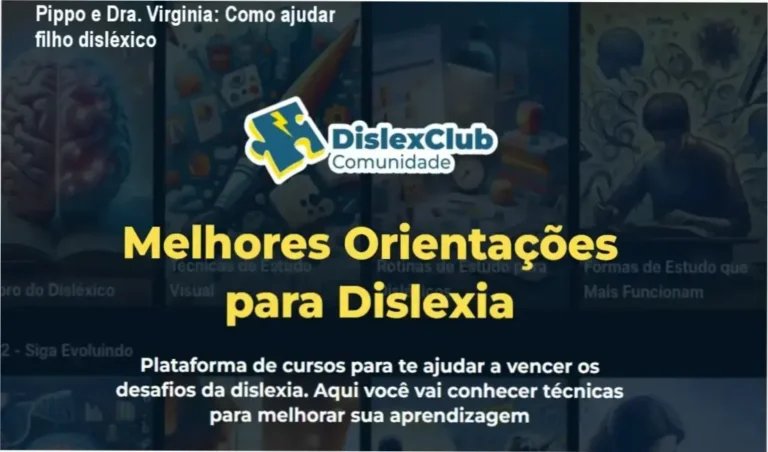 Pippo e Dra. Maria Virginia apresentando a comunidade DislexClub para pais de crianças disléxicas