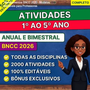 Planejamentos BNCC 2026 - Modelos Editáveis para Professores