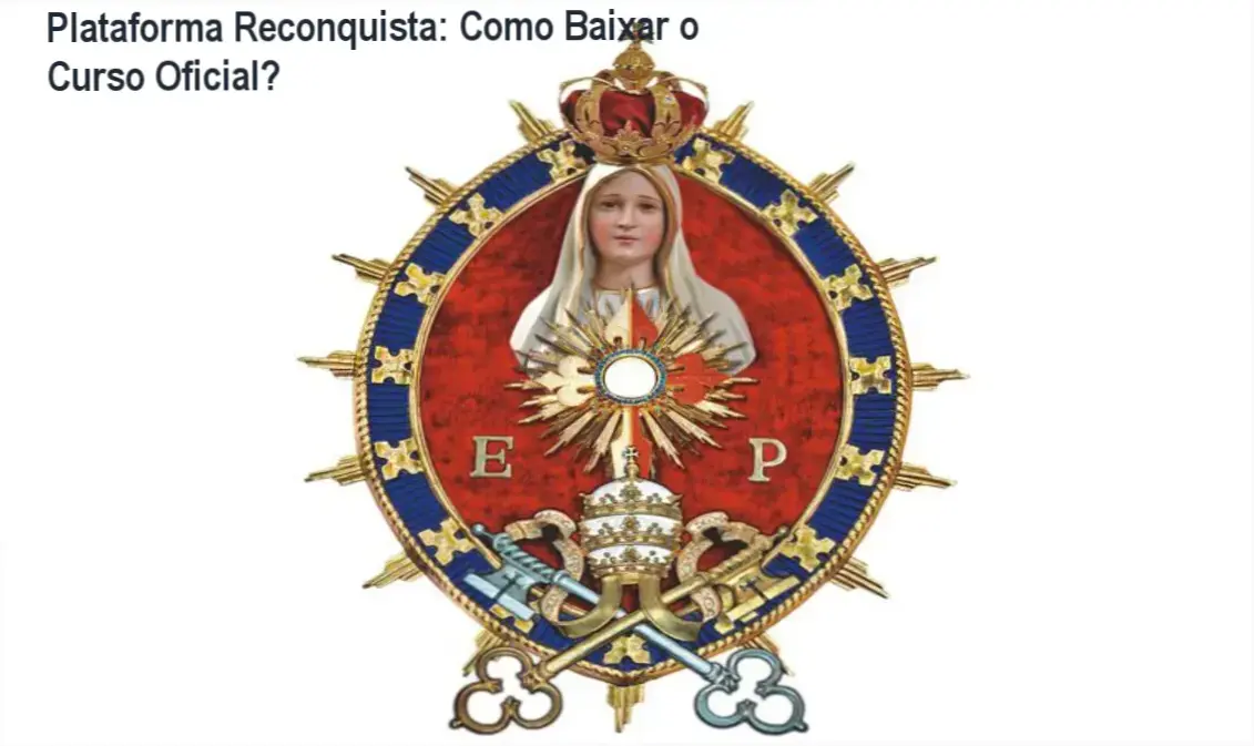 Tela da Plataforma de Cursos Reconquista dos Arautos do Evangelho mostrando cursos de teologia