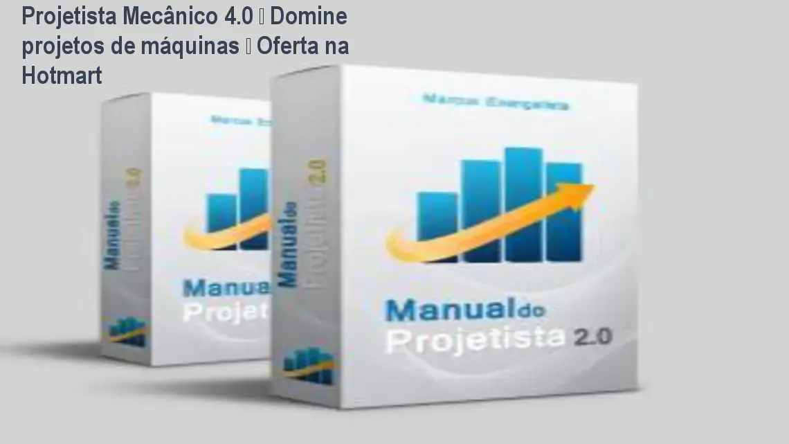 Imagem do curso Projetista Mecânico 4.0 mostrando projetos mecânicos industriais
