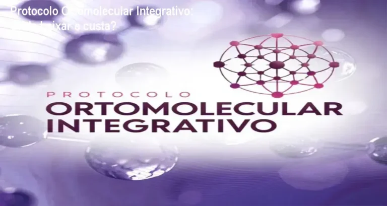 Tela do site oficial mostrando o curso Protocolo Ortomolecular Integrativo e opções de download