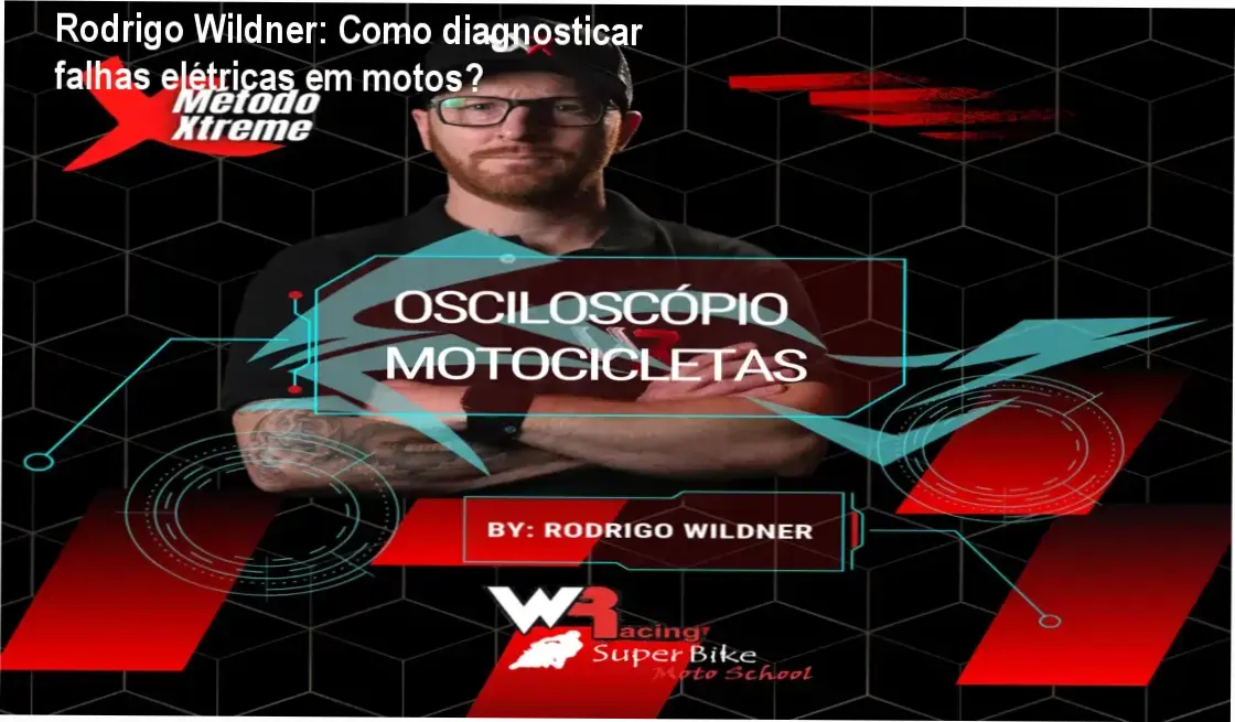Capela do E-book Xtreme de Rodrigo Wildner mostrando diagramas de sinais elétricos de motos
