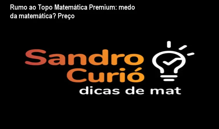 Capa do curso Rumo ao Topo Matemática Premium mostrando alunos superando o medo da matemática