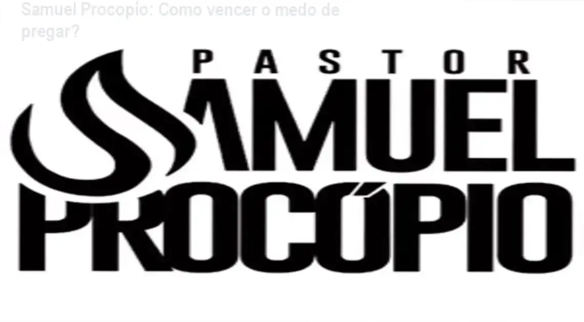 Samuel Procopio apresentando o curso Orador Fora do Comum para melhorar a pregação