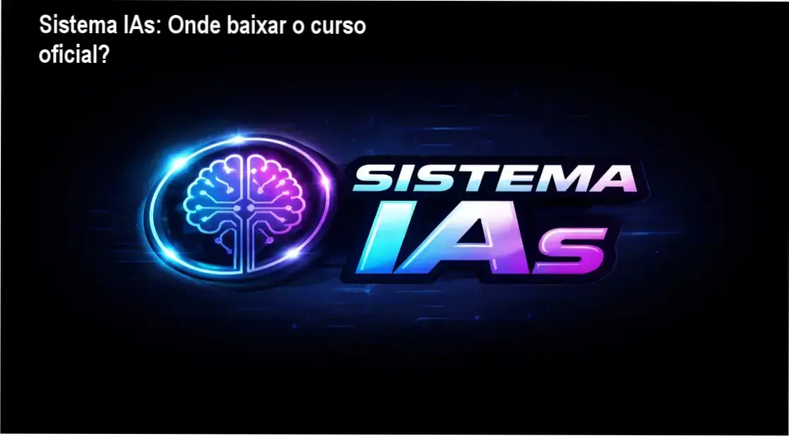 Tela mostrando a página oficial para download do curso Sistema IAs