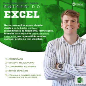 Curso Sniper do Excel – Domine Planilhas e Dashboards