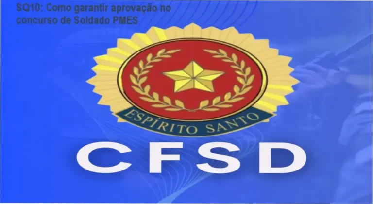 Imagem ilustrativa do curso online SQ10 preparado para o concurso de Soldado da PMES