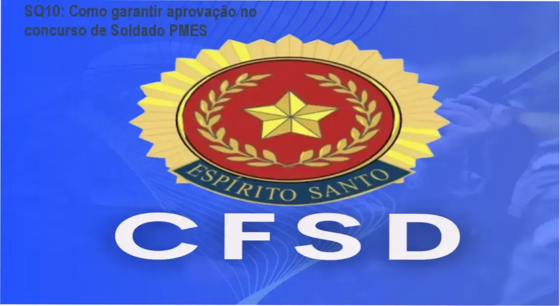 Imagem ilustrativa do curso online SQ10 preparado para o concurso de Soldado da PMES