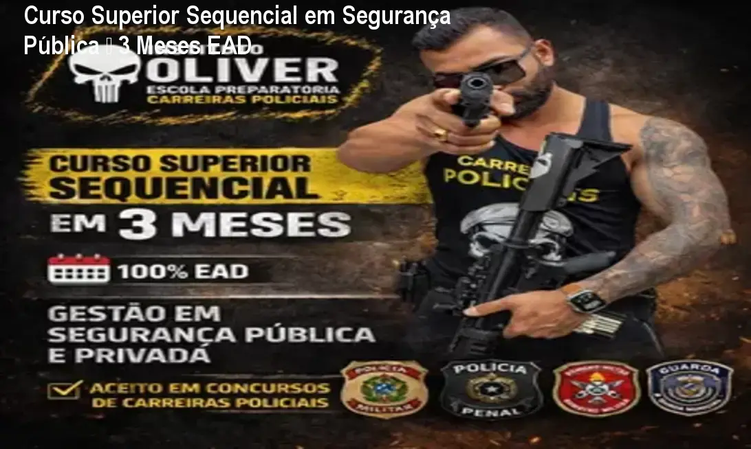 Curso Superior Sequencial em Segurança Pública – 3 Meses EAD 1 https://cursoss.com.br/cursos/superior-gestao-seguranca-publica-privada-como-obter/ Curso Superior Sequencial em Segurança Pública – 3 Meses EAD