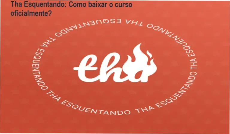 Tela com o curso Tha Esquentando sendo exibido em dispositivo móvel