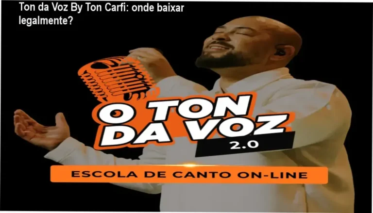 Tela do curso Ton da Voz By Ton Carfi mostrando a página de acesso oficial