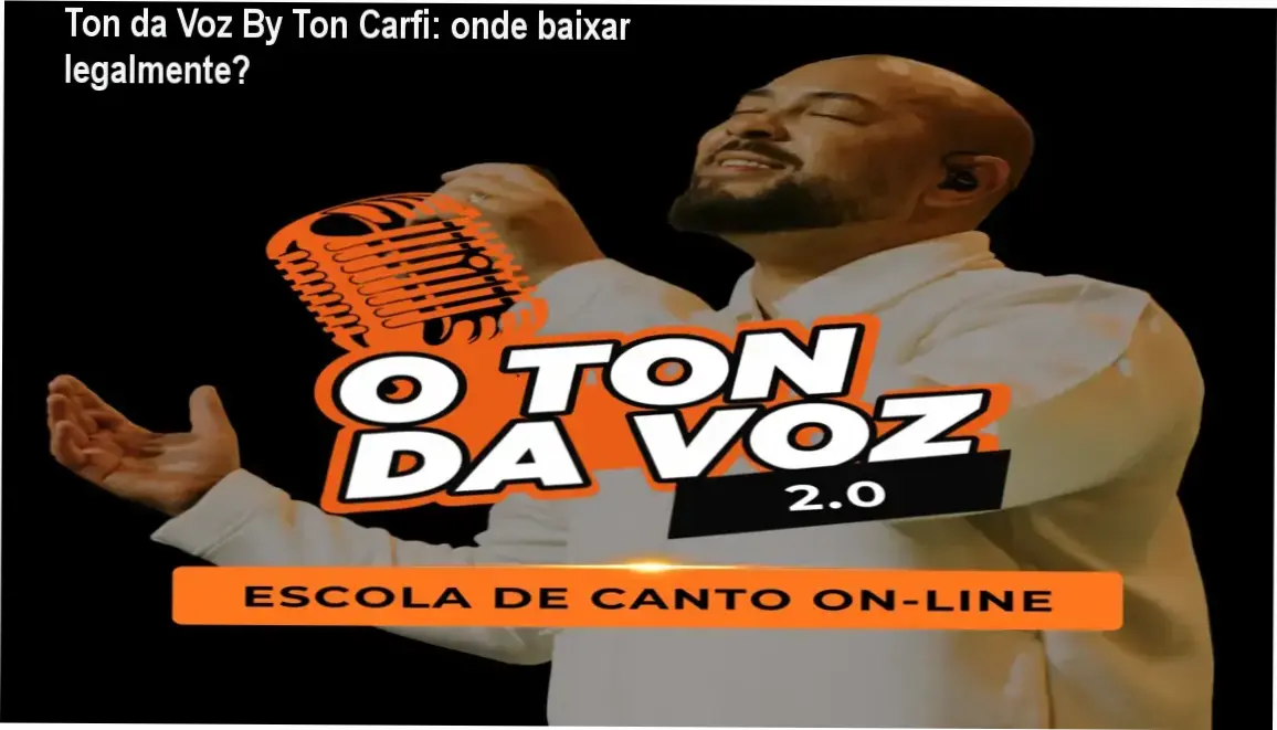 Tela do curso Ton da Voz By Ton Carfi mostrando a página de acesso oficial