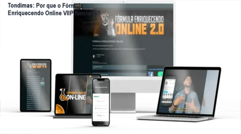 Tela do curso Fórmula Enriquecendo Online VIIP mostrando suporte VIP e mentorias ao vivo
