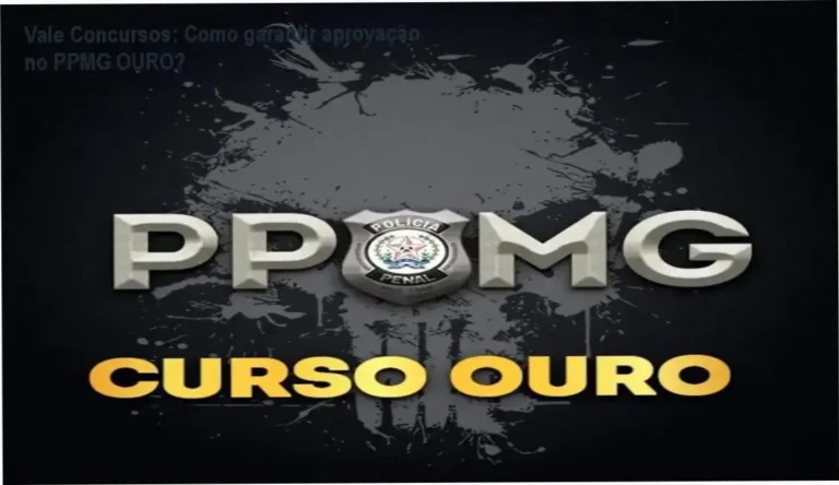 Imagem do curso PPMG OURO da Vale Concursos com aulas de 30 minutos focadas na aprovação