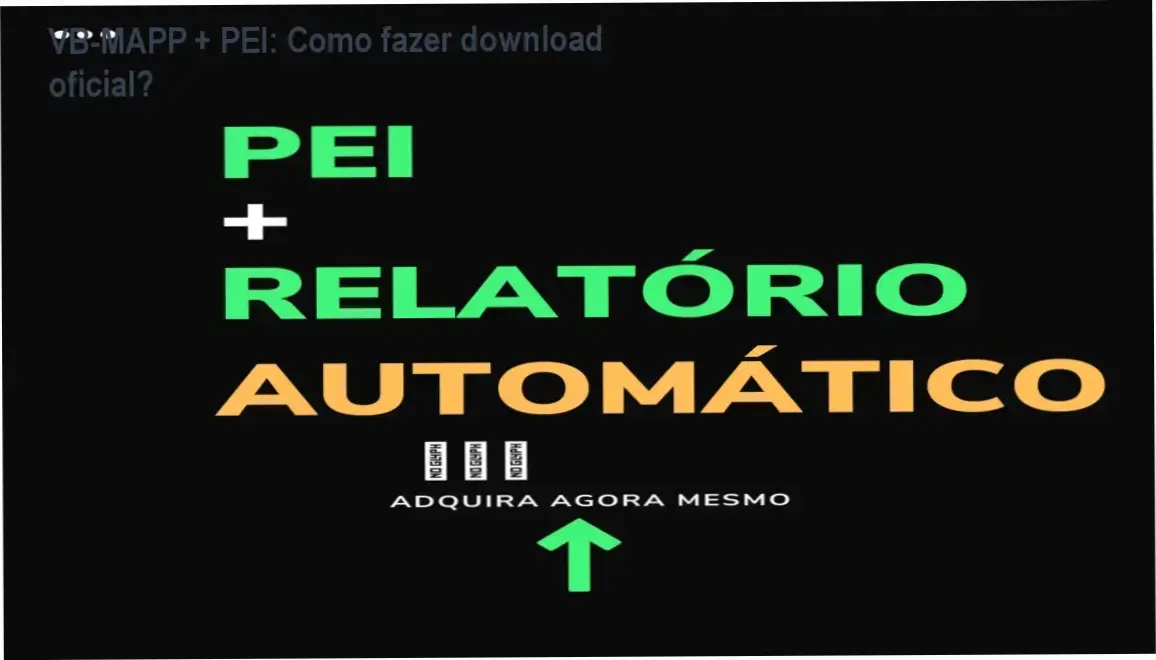 Captura de tela mostrando o download oficial da ferramenta VB-MAPP + PEI automático.