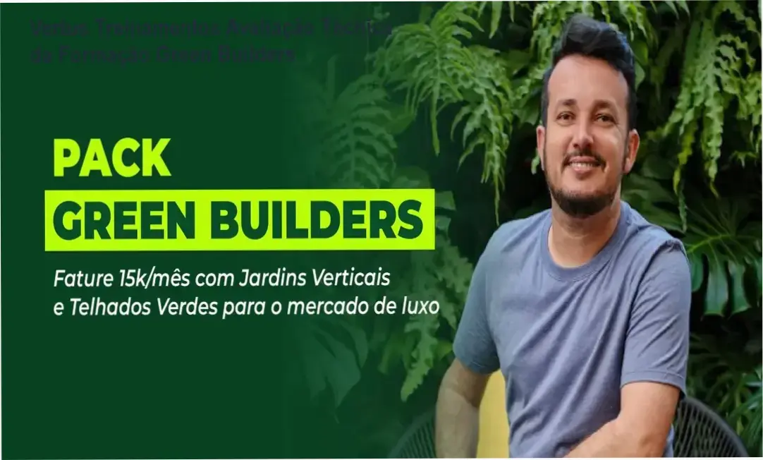 Certificado digital da Formação Green Builders emitido pela Hotmart