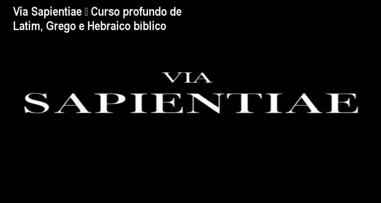 Via Sapientiae – Curso profundo de Latim, Grego e Hebraico bíblico 4 https://cursoss.com.br/os-1000-dias-do-bebe-guia-jornada-importante/ Imagem do curso Via Sapientiae de Iago Tanajura, mostrando livros de latim, grego e hebraico