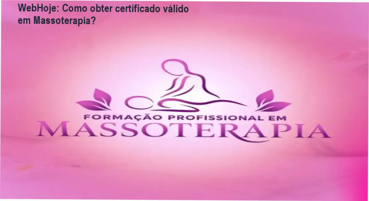 Imagem da certificação 300h da Formação em Massoterapia da WebHoje