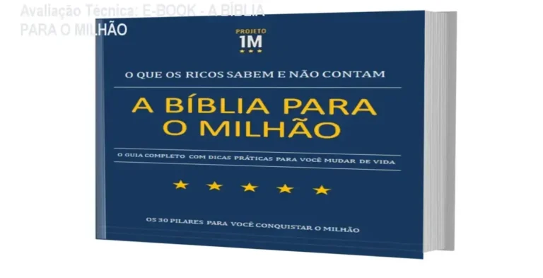 Guia explicativo sobre o produto digital E-BOOK - A BÍBLIA PARA O MILHÃO