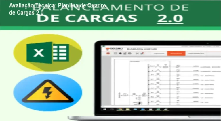 Guia explicativo sobre o produto digital Planilha de Quadro de Cargas 2.0