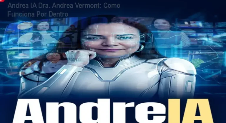 Andrea IA Dra. Andrea Vermont bastidores funcionamento visão interna