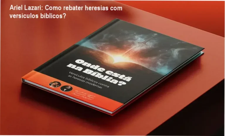 Capa do eBook Onde está na Bíblia de Ariel Lazari, mostrando versículos para debates religiosos
