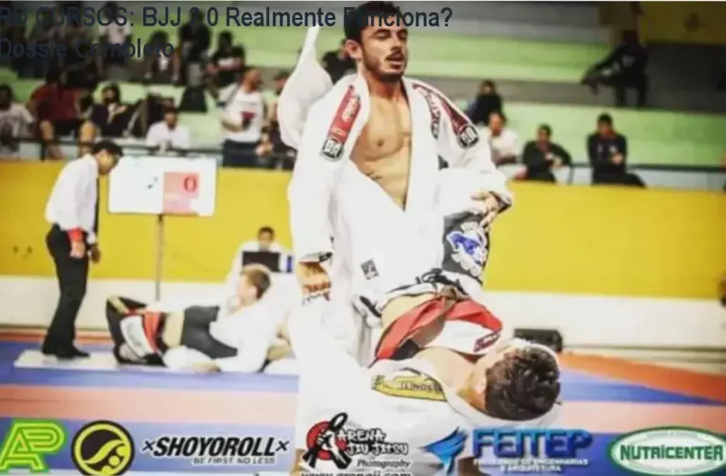 Interface do curso BJJ 2.0 da RD CURSOS exibindo a estrutura das 101 aulas de Jiu-Jitsu