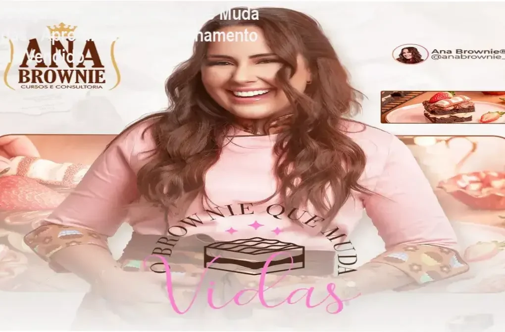 Brownie que Muda Vidas - Visão interna do curso e receitas exclusivas