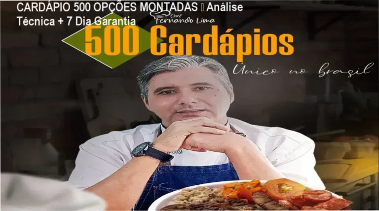 CARDÁPIO COM 500 OPÇÕES MONTADAS – Por dentro do ebook com 500 combinações prontas para restaurantes
