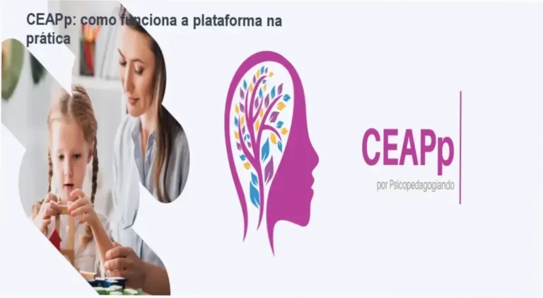 CEAPp Centro de Estudos e Aperfeiçoamento em Psicopedagogia bastidores e funcionamento interno da plataforma
