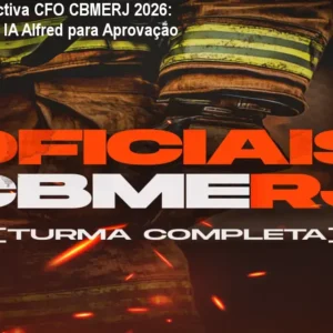 Curso Perspectiva CFO CBMERJ 2026: Método CRC e IA Alfred para Aprovação