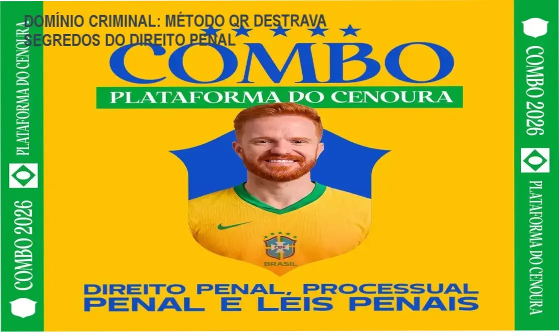 DOMÍNIO CRIMINAL: MÉTODO QR DESTRAVA SEGREDOS DO DIREITO PENAL 2 https://cursoss.com.br/pixel-educacao-implementacao-pratica-ia-pixel-ai-hub/ MÉTODO QR explicando cada questão de Direito Penal via QR Code no combo 3 em 1