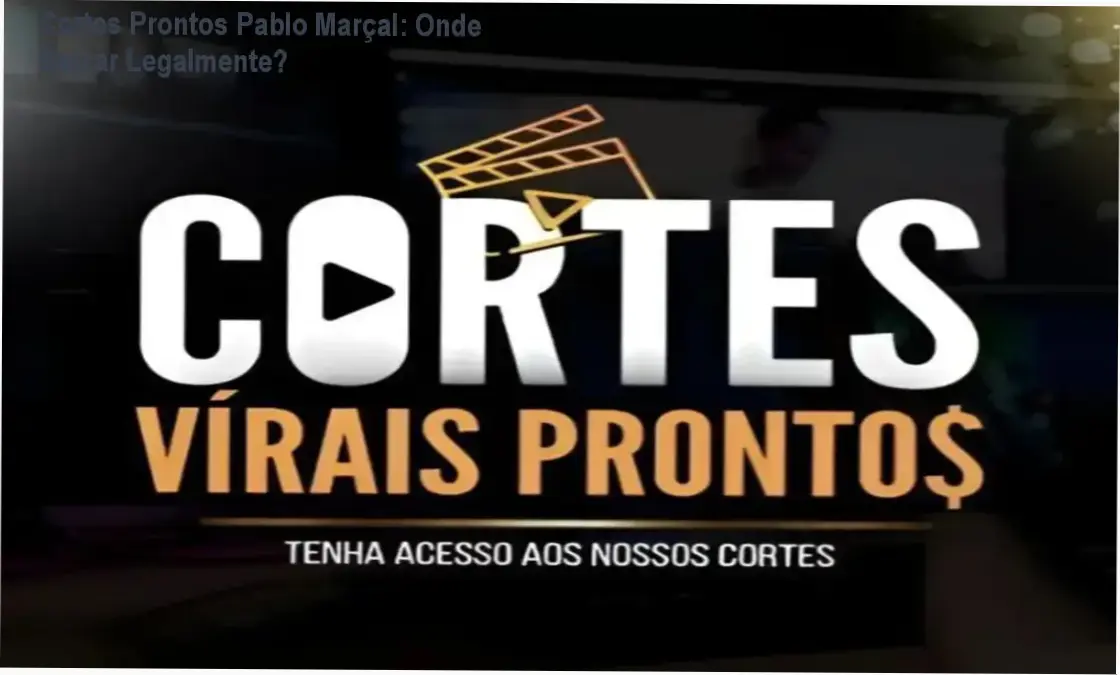 Capa mostrando os Cortes Prontos do Pablo Marçal disponíveis para download oficial