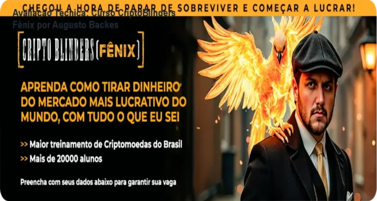 Curso CriptoBlinders Fênix por Augusto Backes: conteúdo interno e metodologia exclusiva