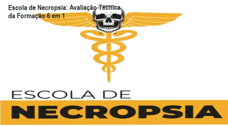 Curso Escola de Necropsia bastidores funcionamento visão interna módulos certificados