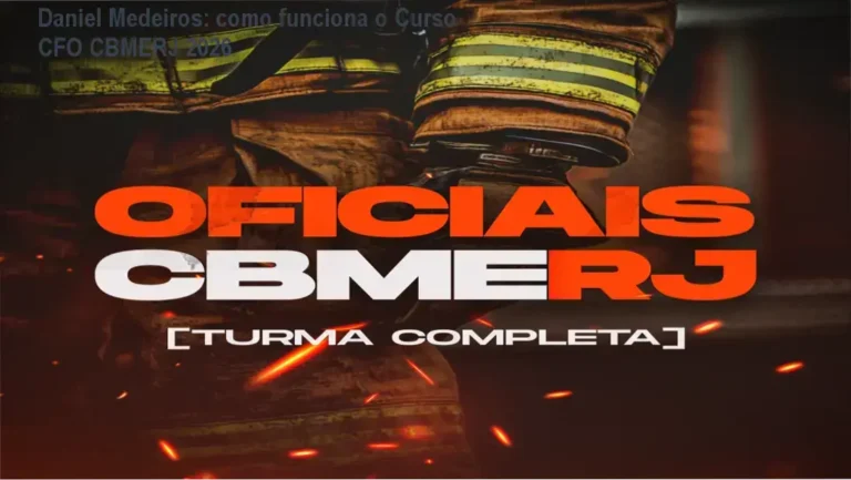 Curso Perspectiva CFO CBMERJ 2026 Daniel Medeiros bastidores e funcionamento interno
