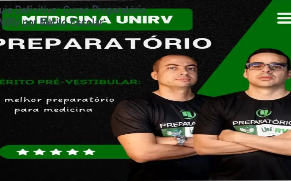 Curso Preparatório para UNIRV por Mérito Acompanhamento Escolar com bastidores e funcionamento